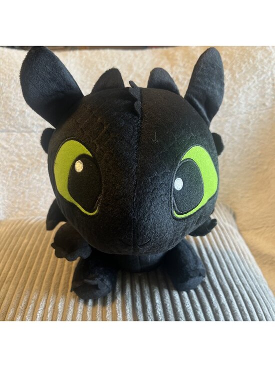 Universal Studio Other - Universal Studio EPIC How To Train Your Dragon Toothless Plush Doll 10” BLACK